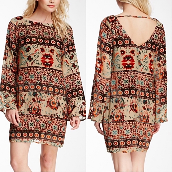 Nordstrom Dresses & Skirts - Nordstrom Willow and clay velvet print dress